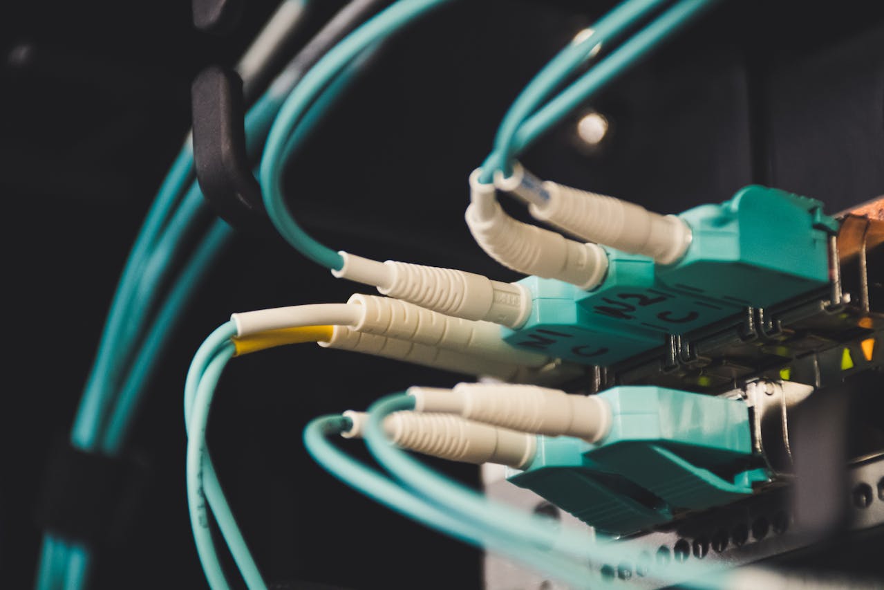 conjunto de conectores a una consola